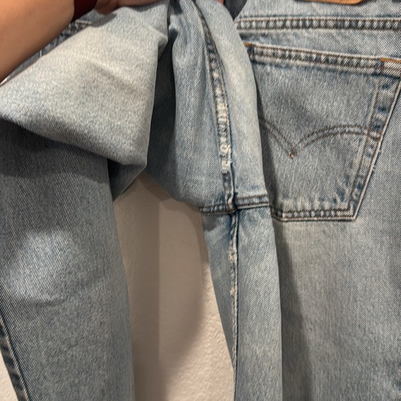 Vintage Levi's 550 Jeans Straight Leg Light Wash Size 14 Regular Fit - Picture 5 of 10